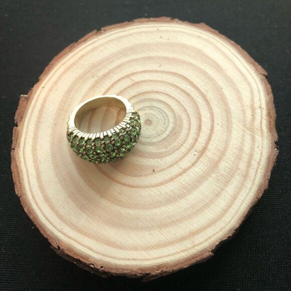 NWT HEIDI DAAS dome ring. Size 6, green - Picture 4 of 9
